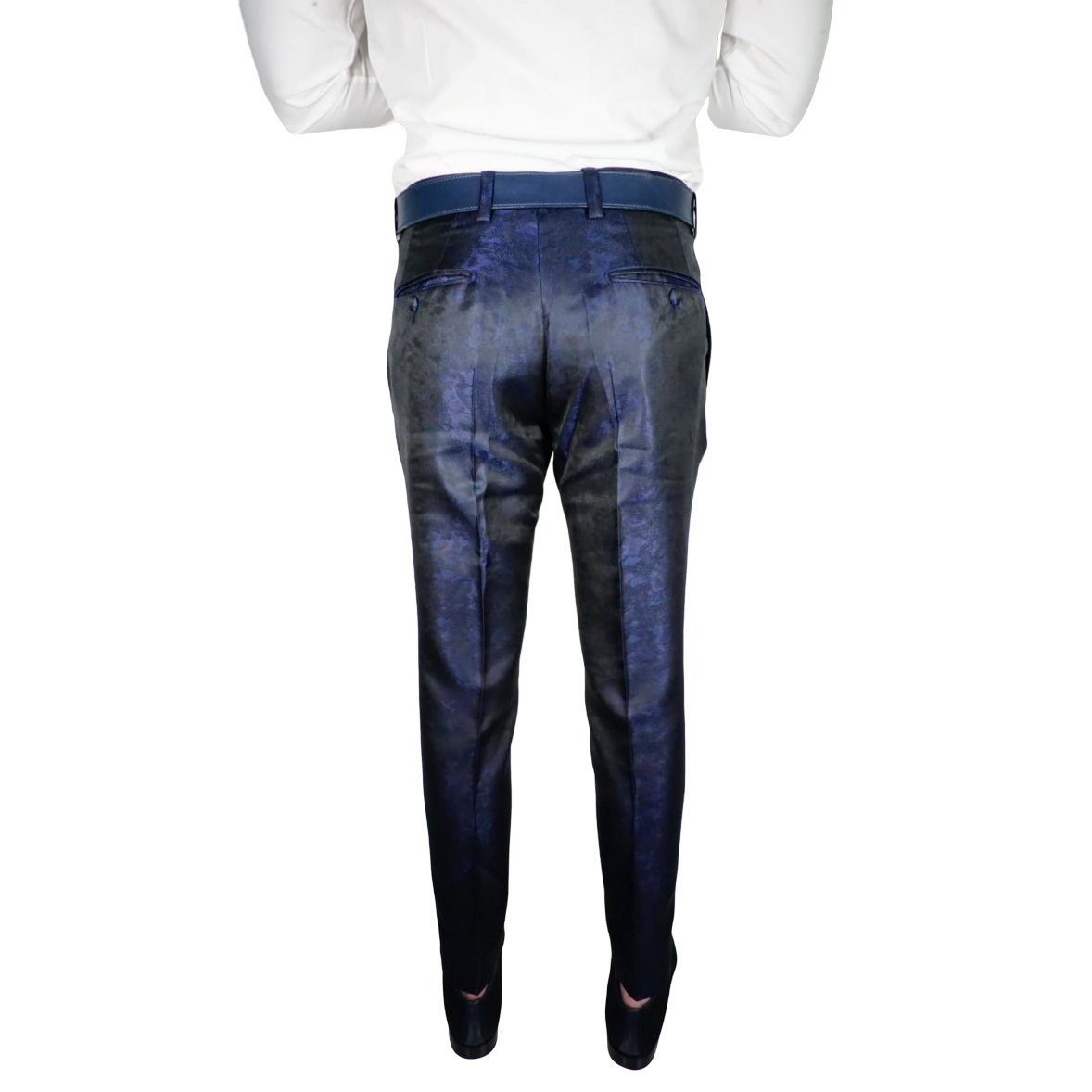 Navy Brillo Trousers-5