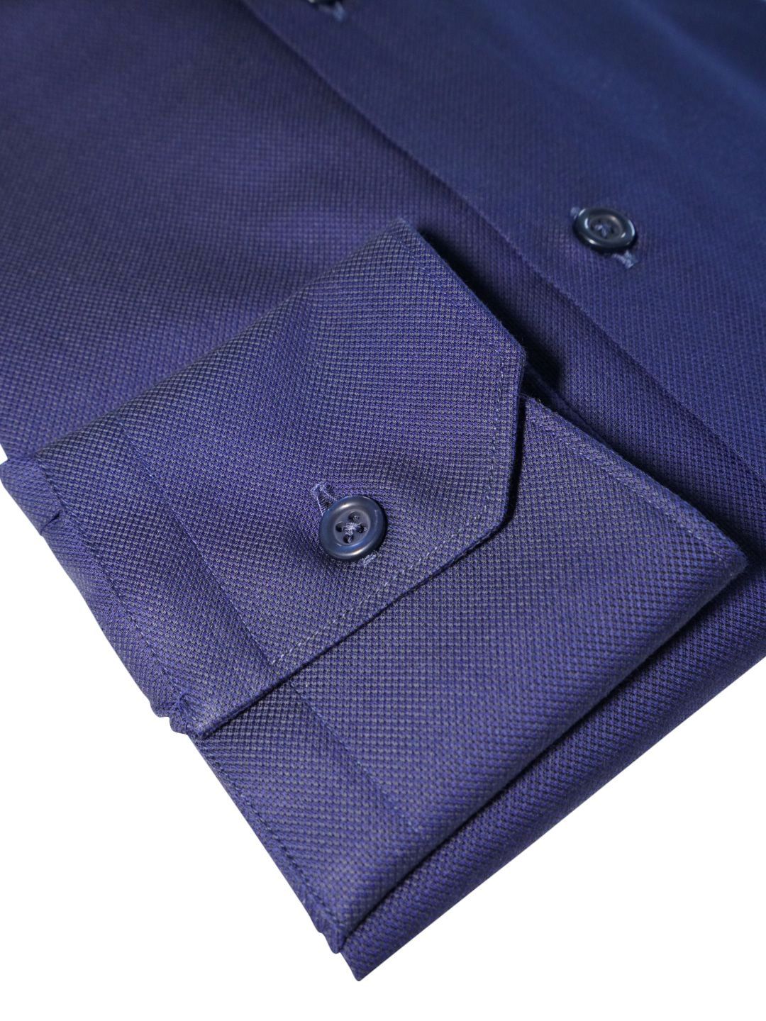 Blu Birdseye Dress Shirt-5
