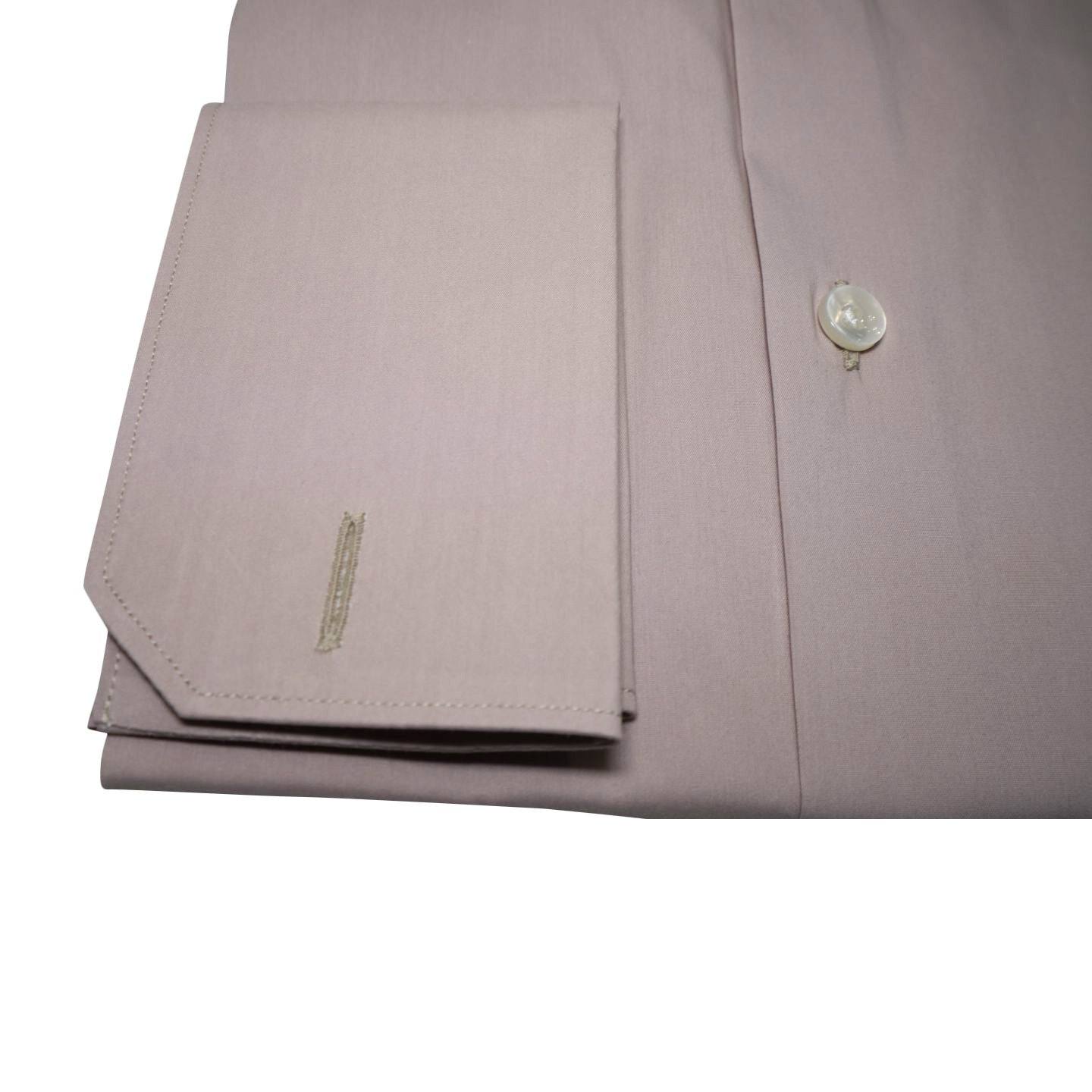Brushed Nude Dress Shirt-5