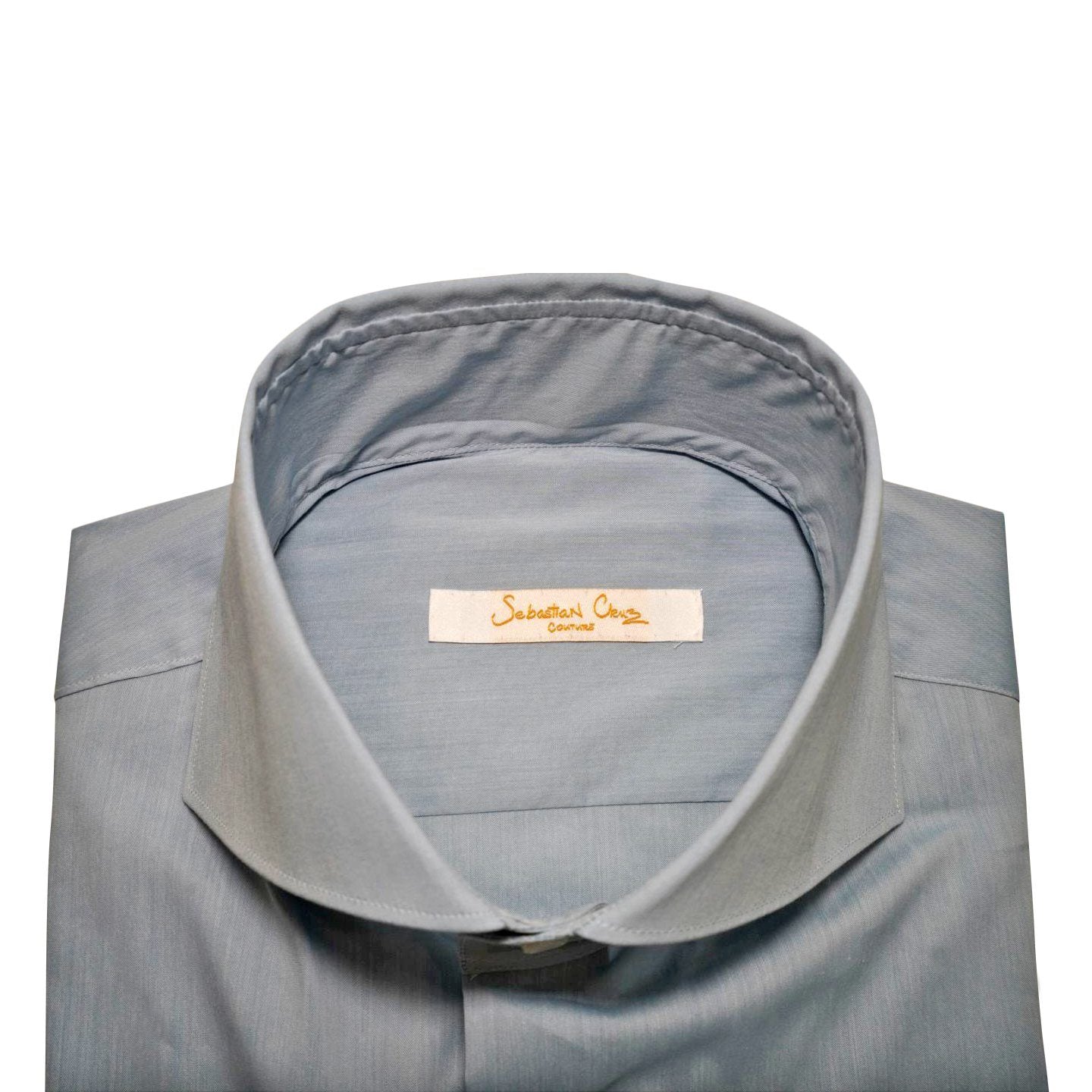 Brushed Stone Blu Dress Shirt-4