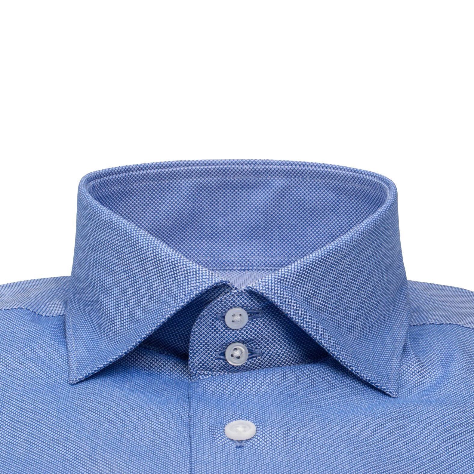 Cobalt Blu Weavetex Dress Shirt @ The Vault-3