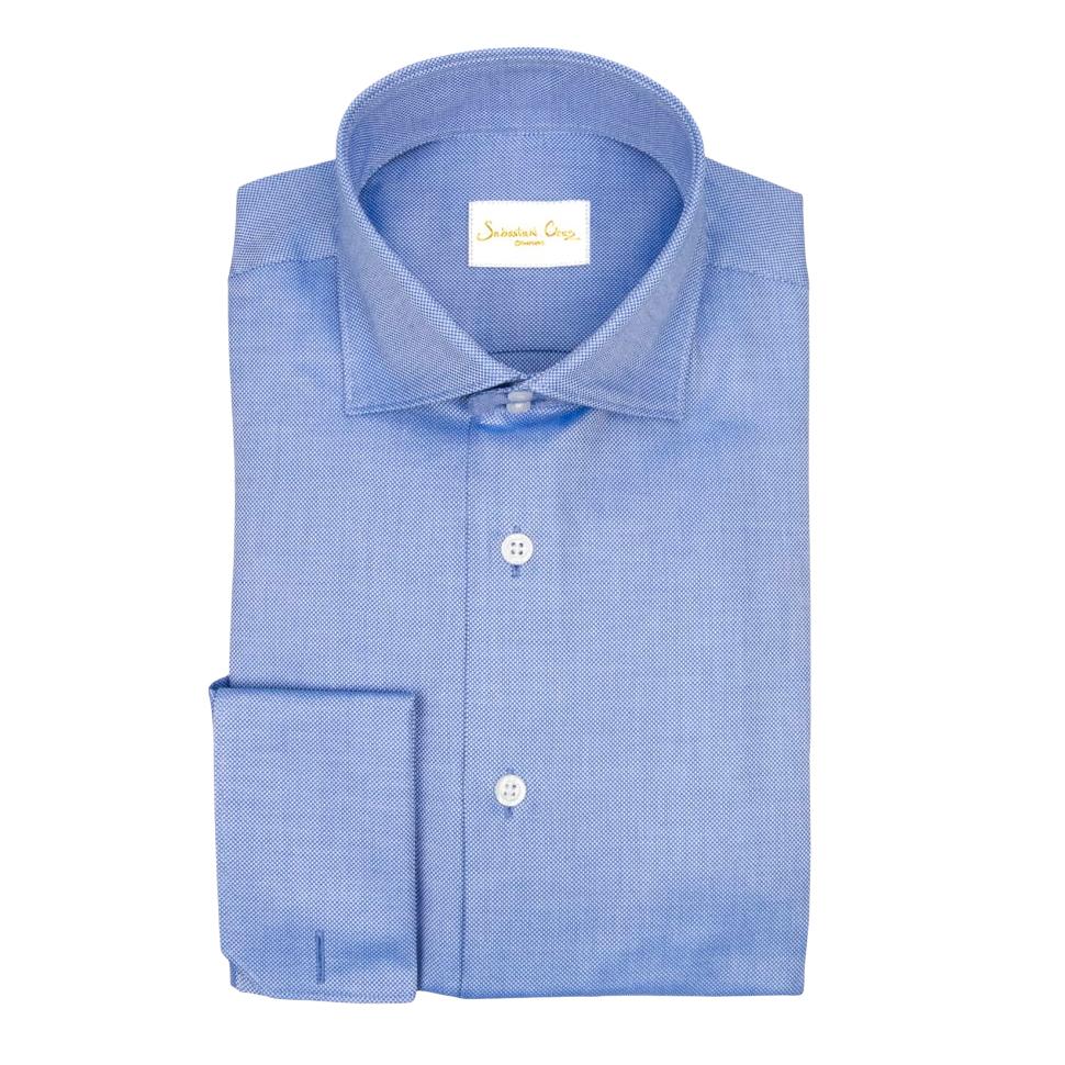 Cobalt Blu Weavetex Dress Shirt @ The Vault-2