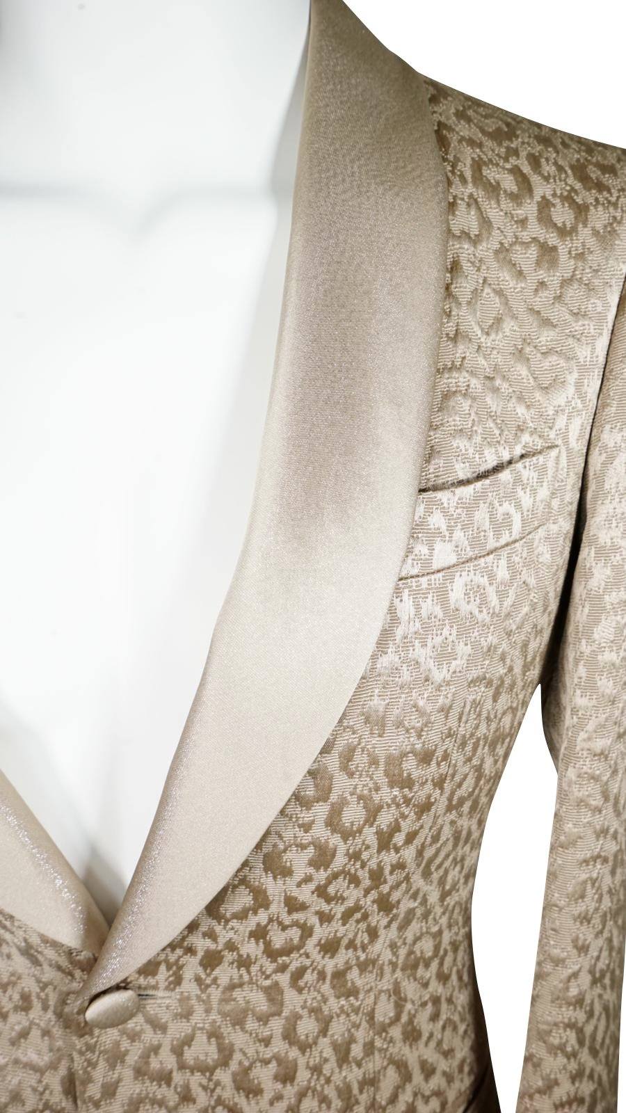Champagne Oro Ghepardo Dinner Jacket-5
