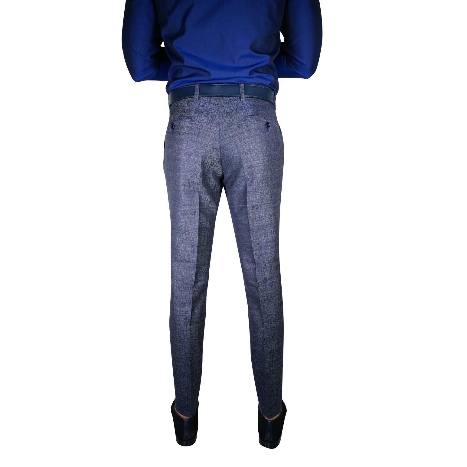 Midnight Denim Metalica Trousers @ The Vault-5