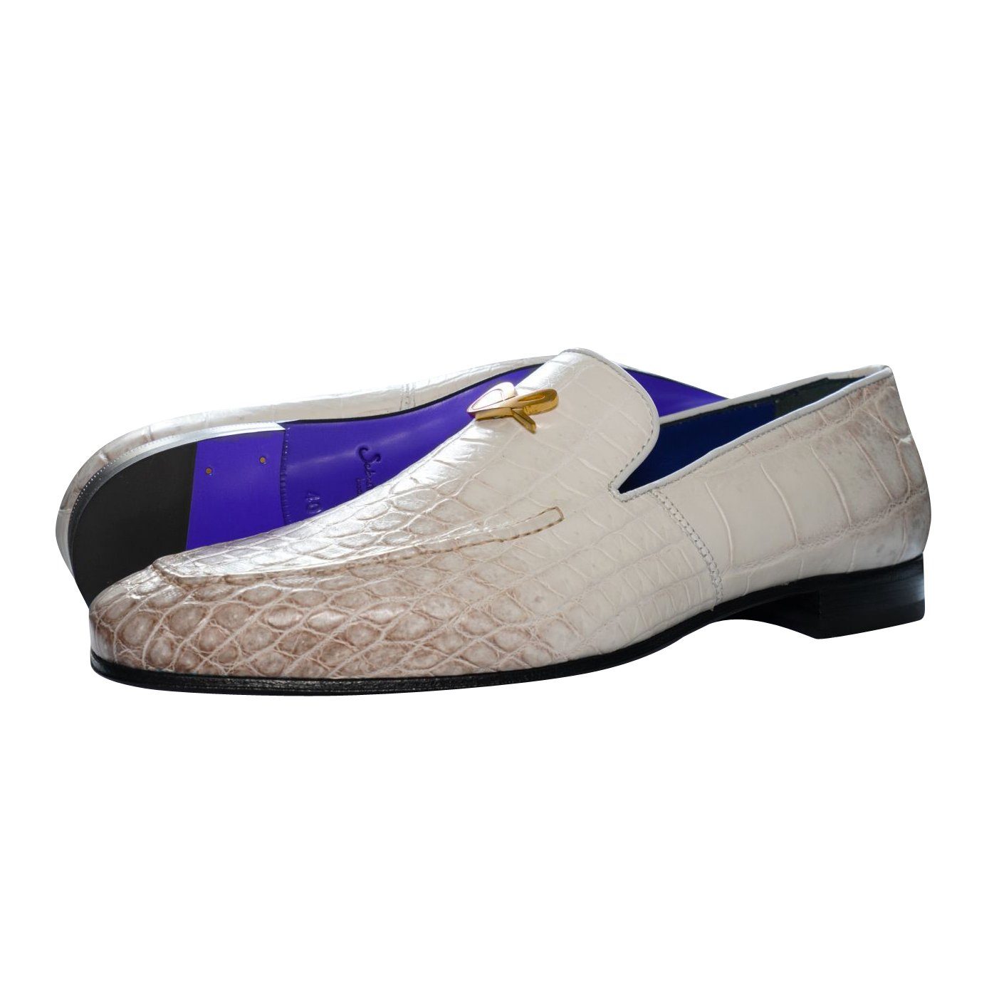 Himalaya With Yellow Gold Hardware Loafers
