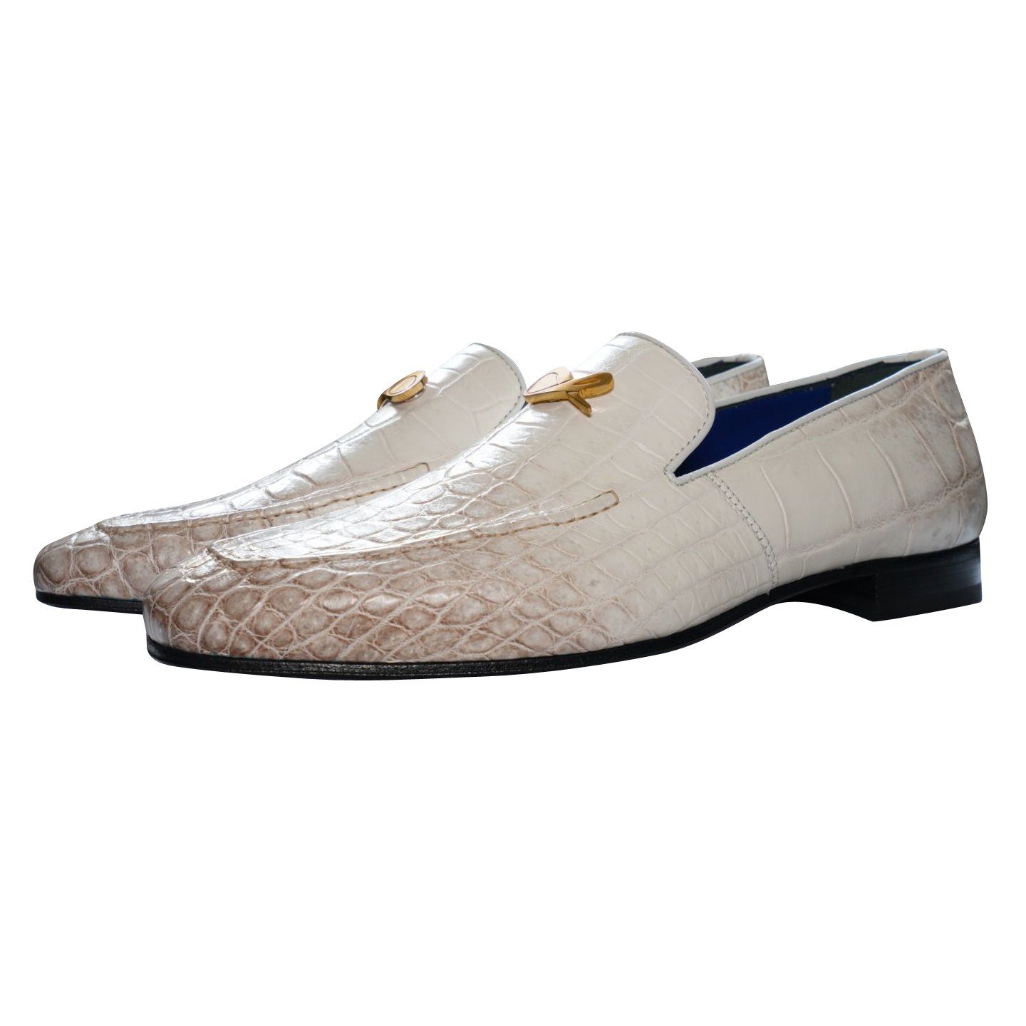 Himalaya With Yellow Gold Hardware Loafers-3
