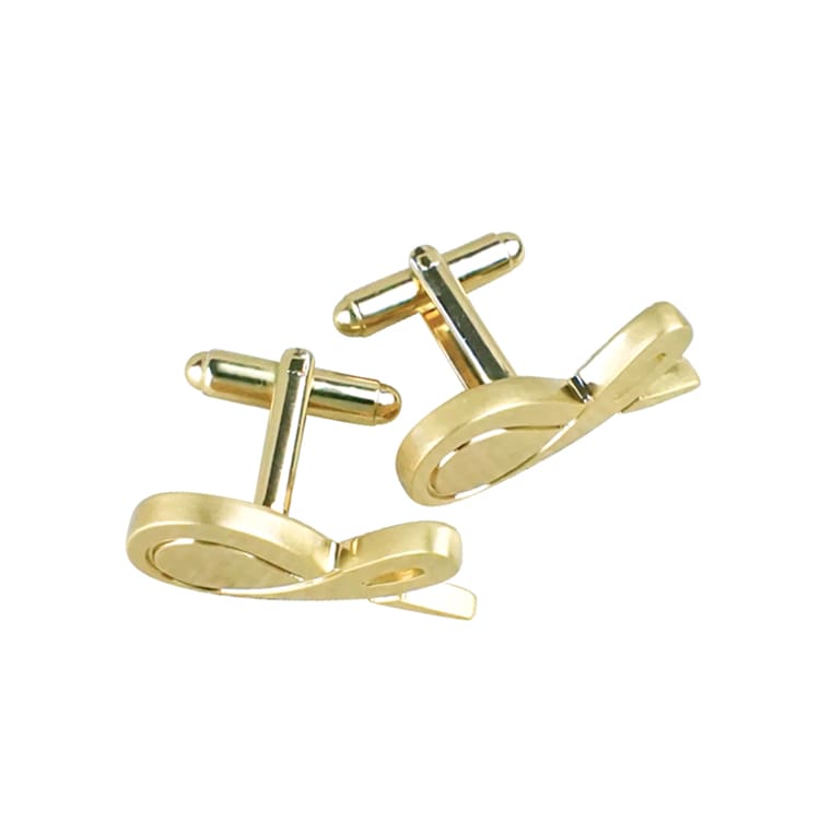 Yellow Gold Signature Cufflinks-3