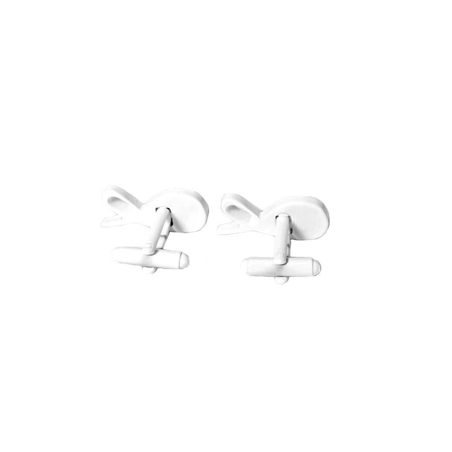 White Signature Cufflinks-3