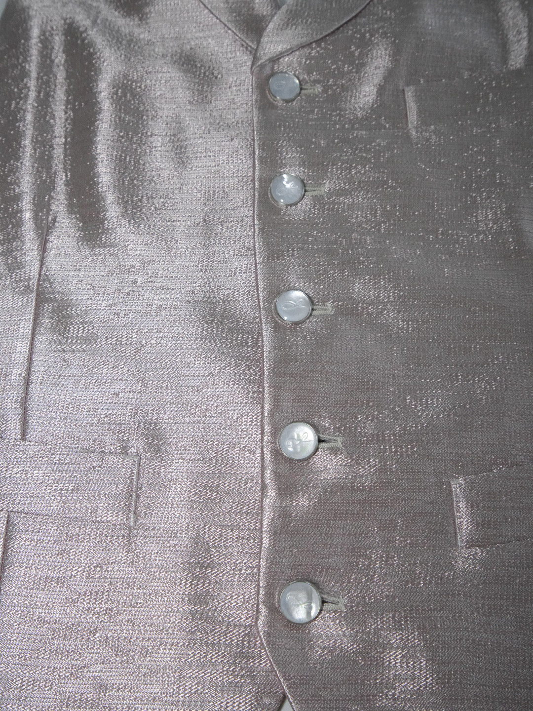 Pastel Pink Glassa Ciottoli Waistcoat @ The Vault-4