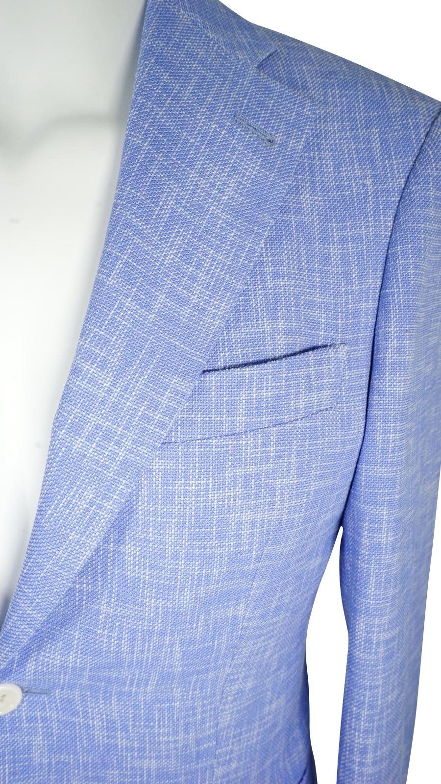 Lilac Blu Lino Tweed Jacket @ The Vault-5