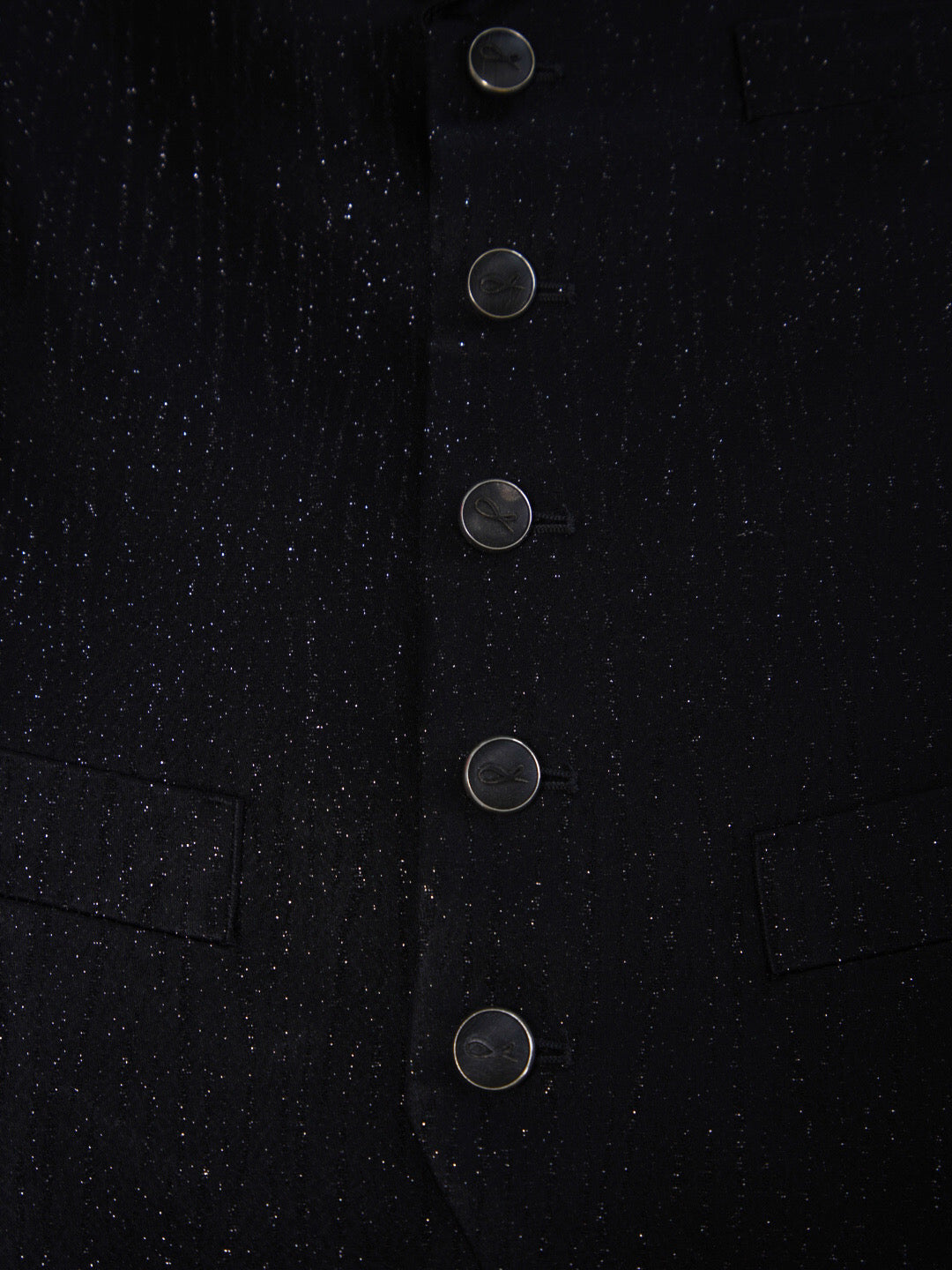 Black Graphite Pantera Ciottoli Waistcoat @ The Vault-3