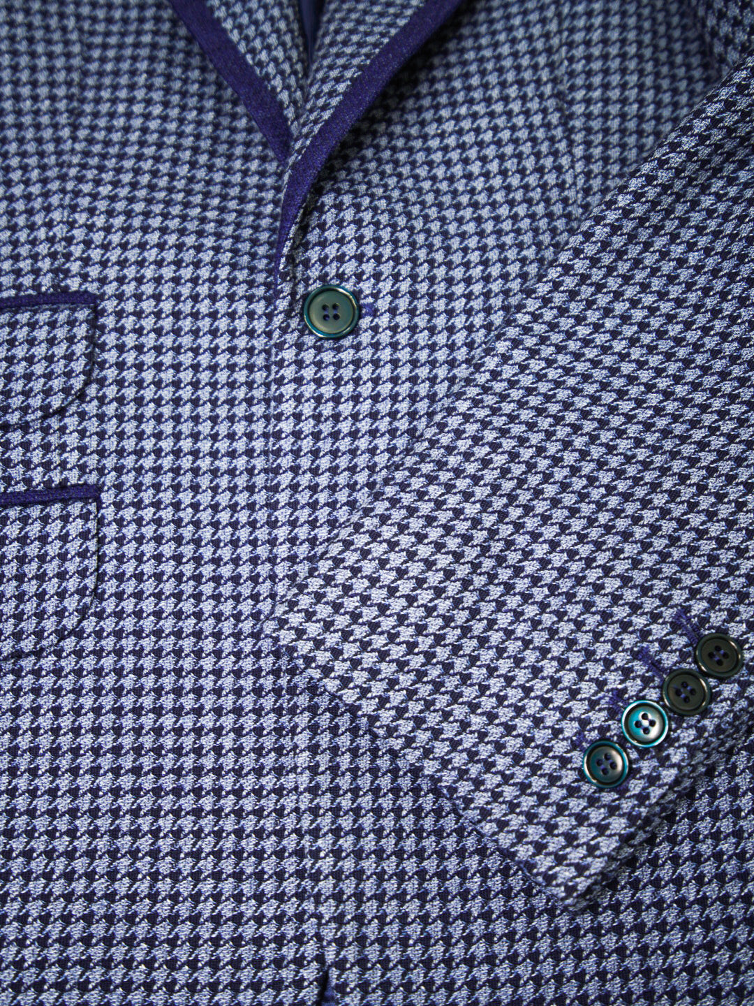 Powder Mica Blu Boucle Jacket @ The Vault-9