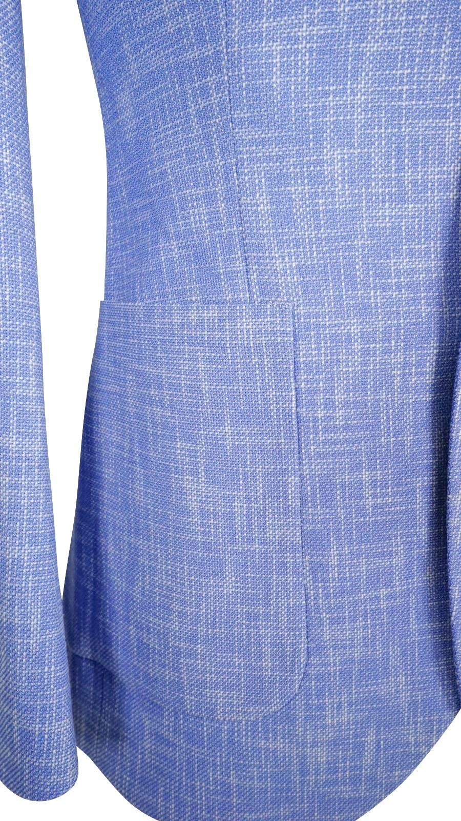 Lilac Blu Lino Tweed Jacket @ The Vault-6