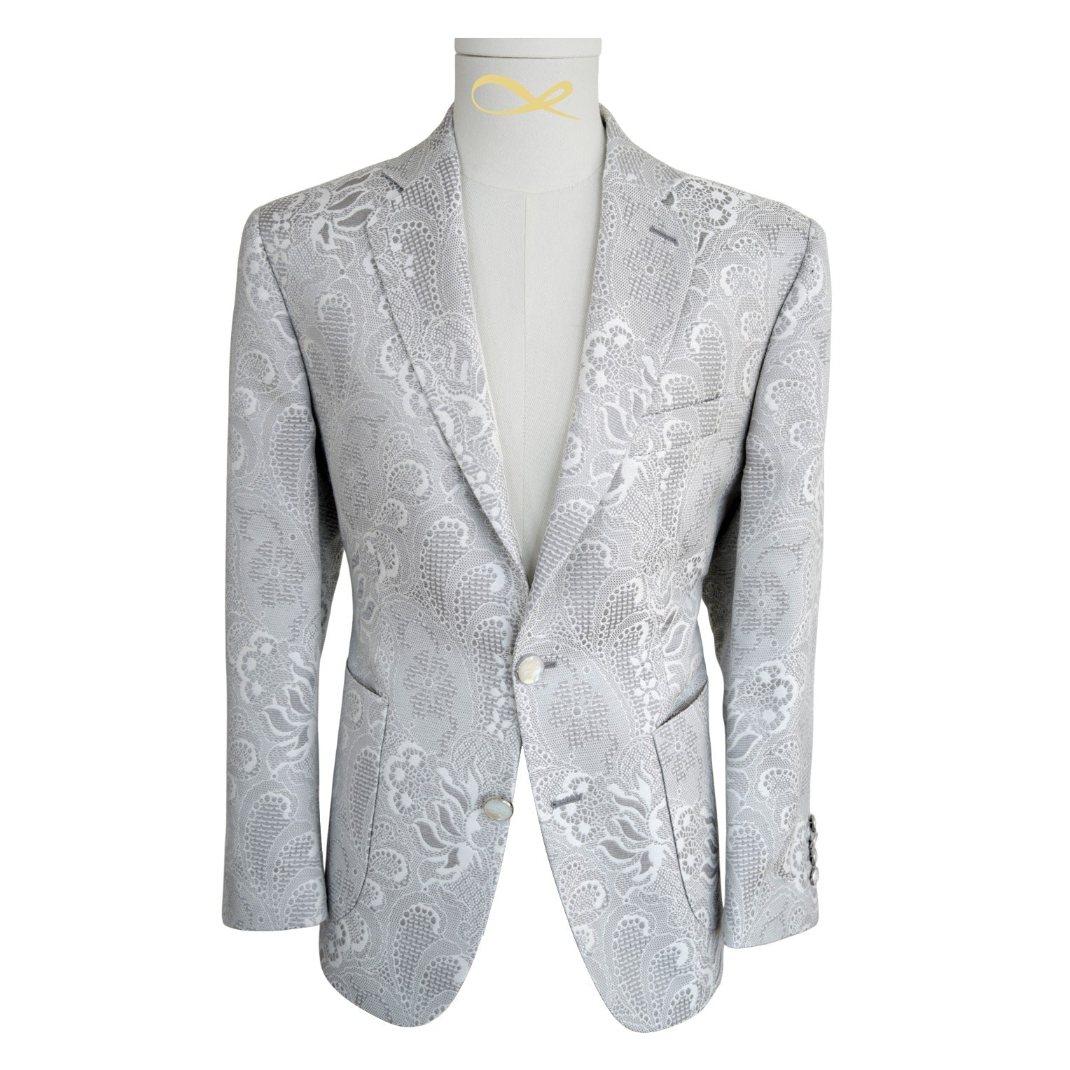 Grigio Damask Jacket-2