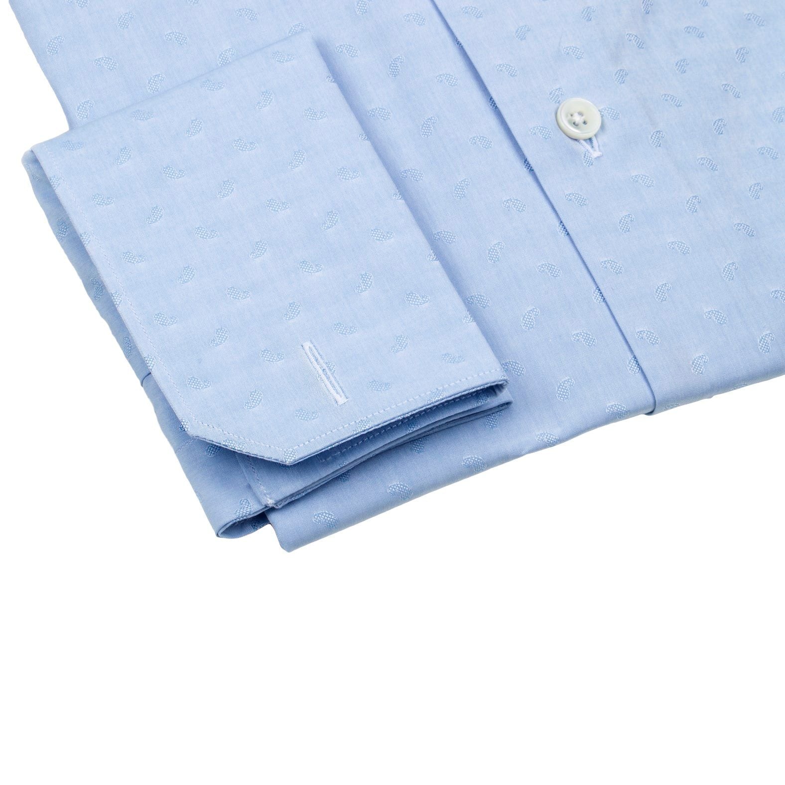 Bamino Blu Mini Paisley Dress Shirt @ The Vault-5