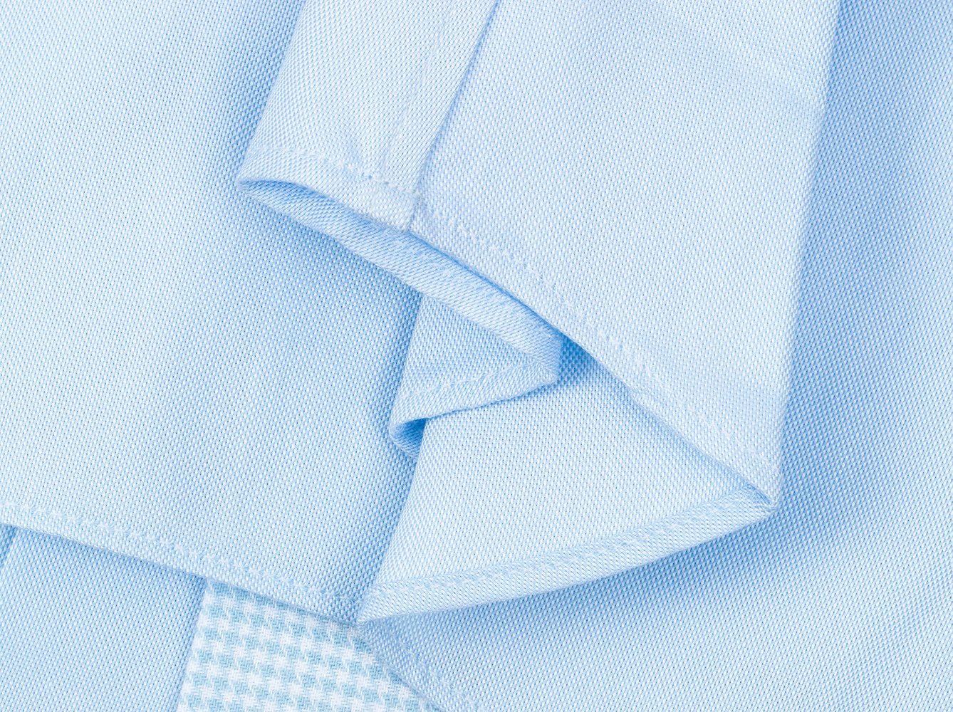 Bambino Blu Houndstooth Short Sleeve Shirt-4