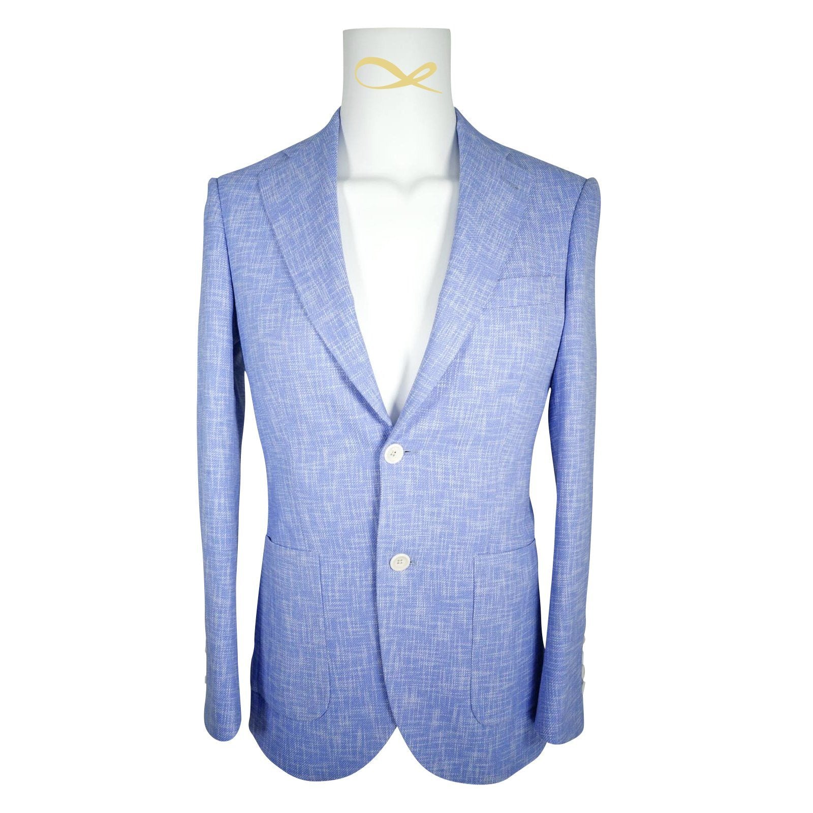 Lilac Blu Lino Tweed Jacket @ The Vault-4
