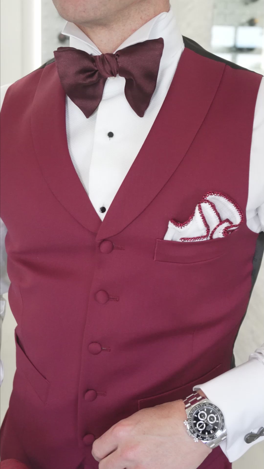 Burgundy Fiore Jacket-3