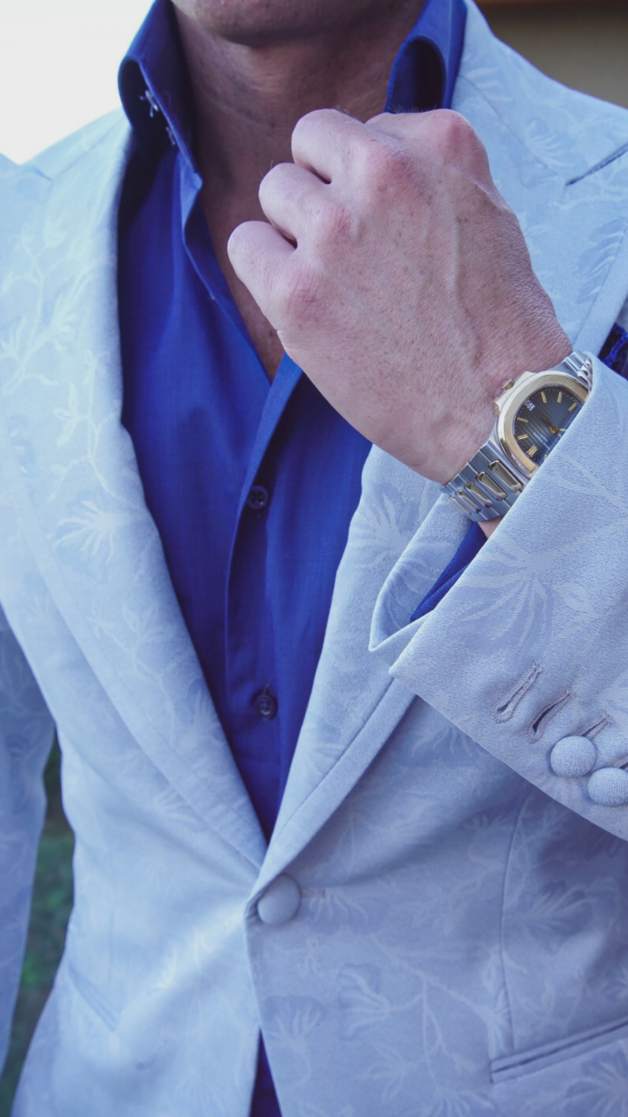 Pastel Azzurro Campanula Jacket-3