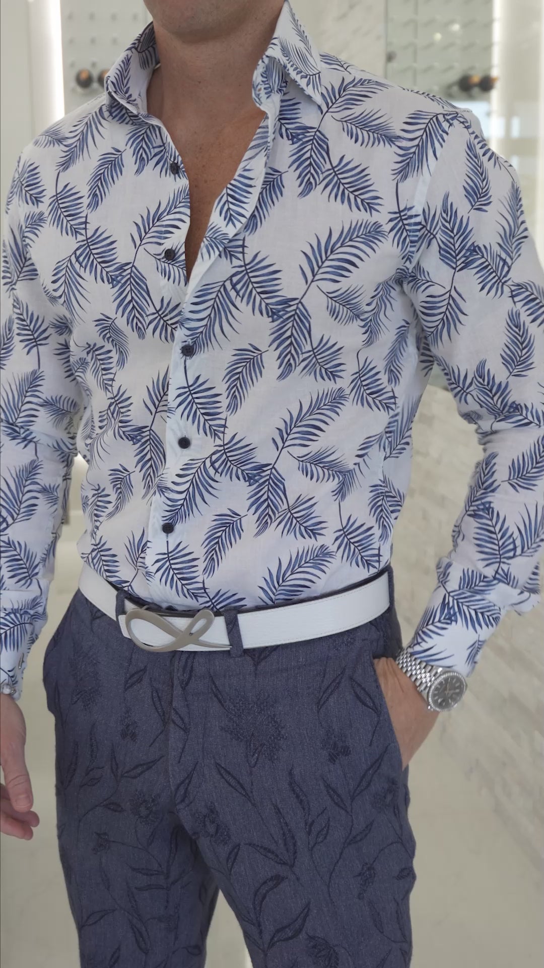 Genziana Denim Trousers