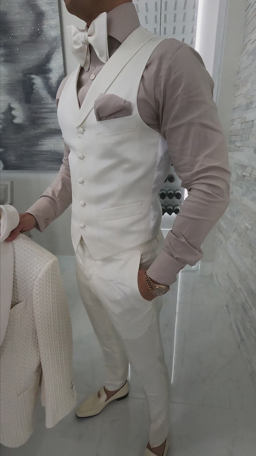 Vaniglia Honeycomb Dinner Jacket @ The Vault-3