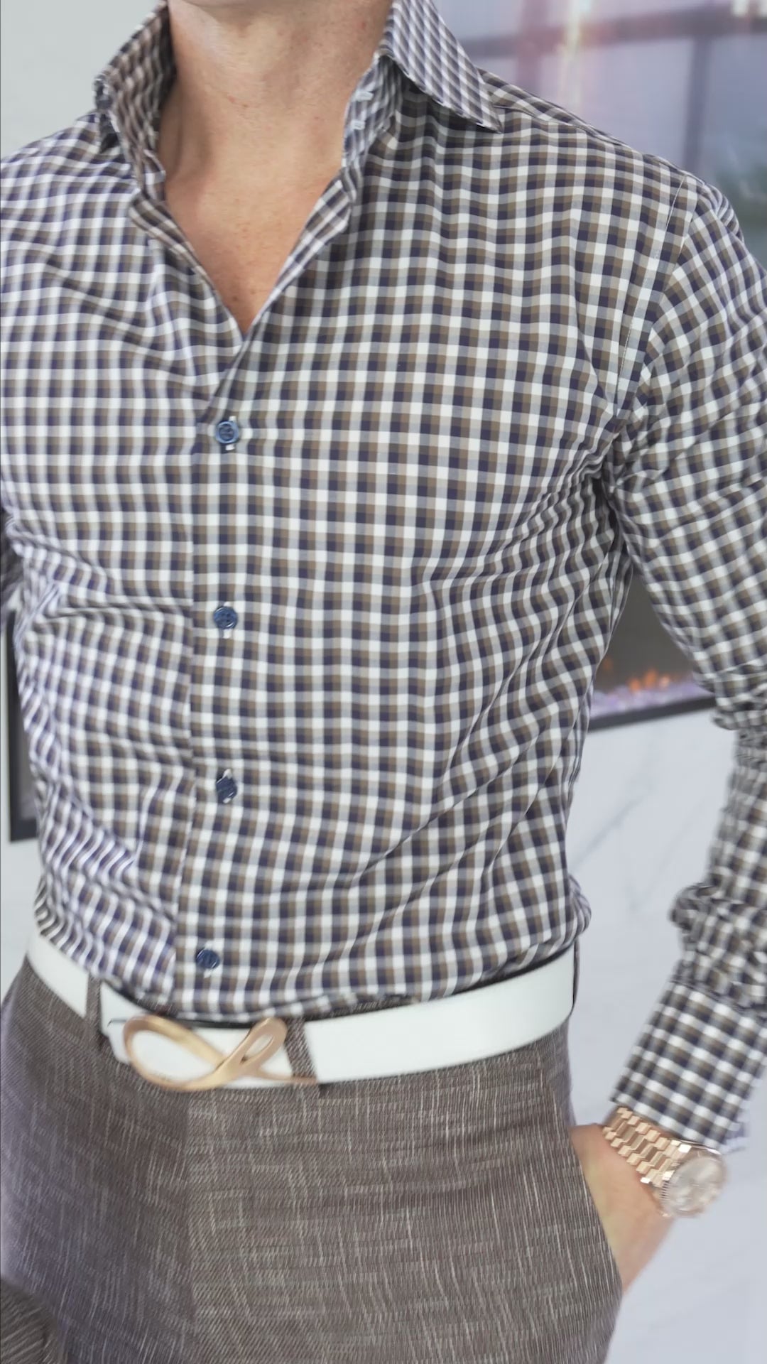 Coffee Canestro Trousers @ The Vault
