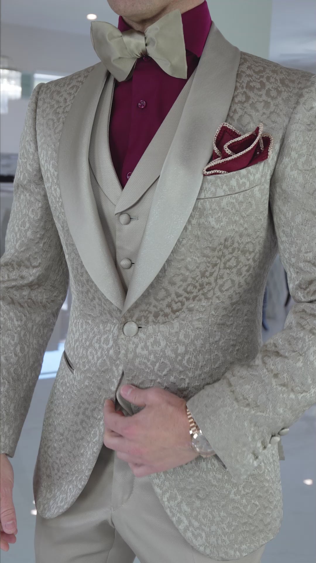 Champagne Oro Ghepardo Dinner Jacket