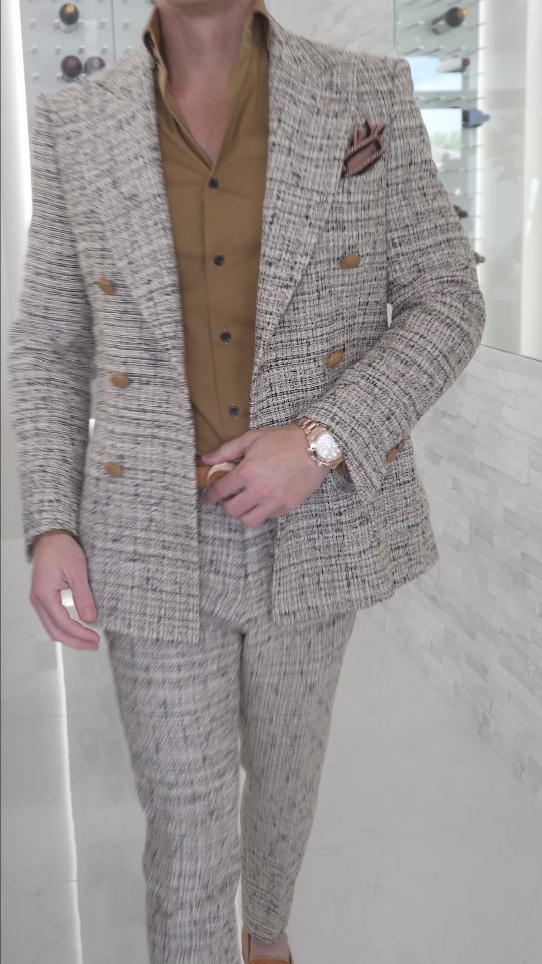 Biscotti Tweed Trousers @ The Vault-2