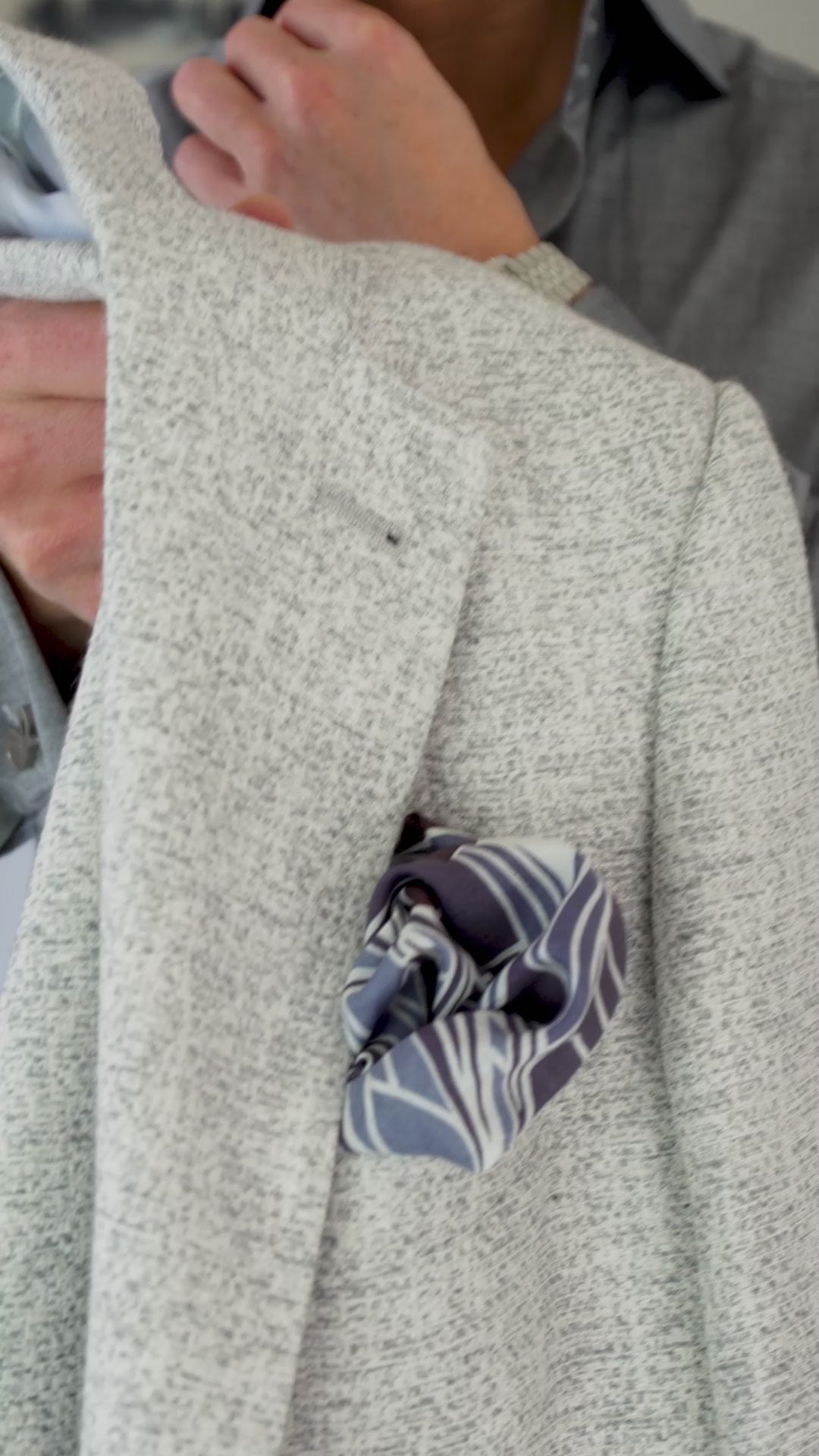 Cloud Gray Paglia Trousers @ The Vault-2