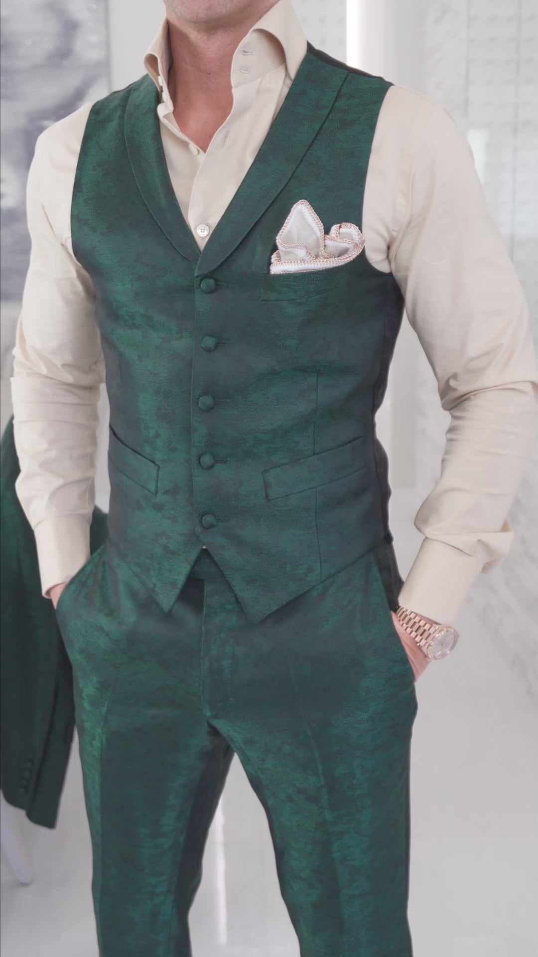 Emerald Brillo Trousers @ The Vault