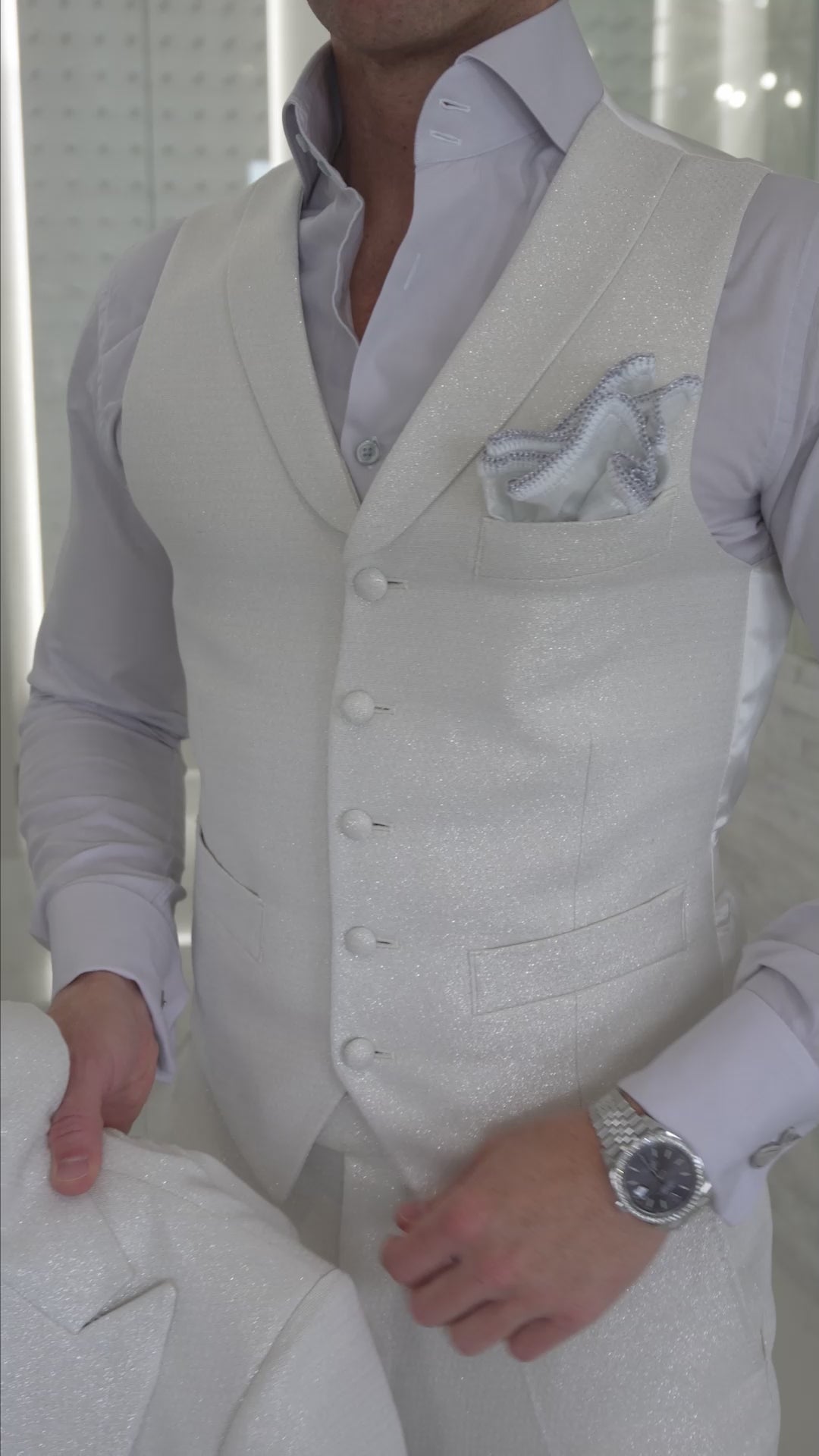 Frost Perla Ciottoli Waistcoat @ The Vault
