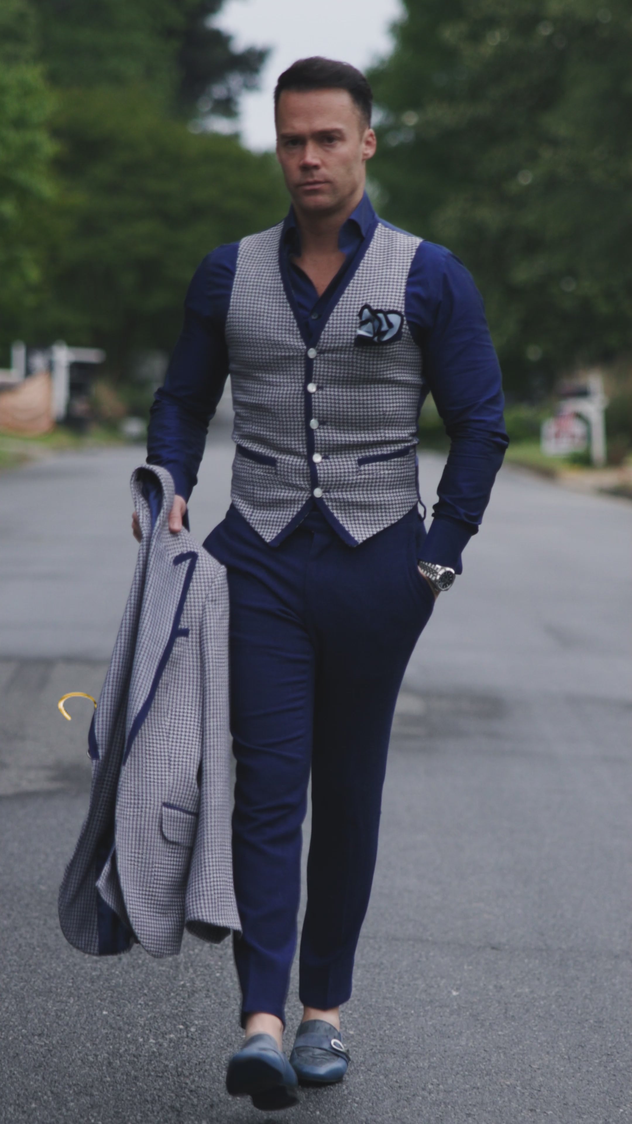 Iced Marina Boucle Ciottoli Waistcoat @ The Vault-2