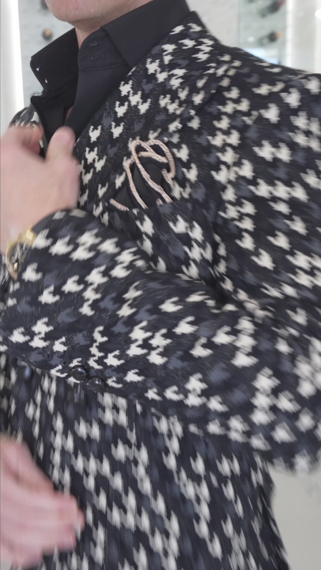 Houndstooth Lusso Trousers @ The Vault-2