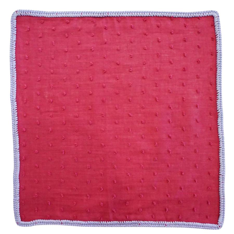 Raspberry Puntino with Lilac Blue Signature Border-2
