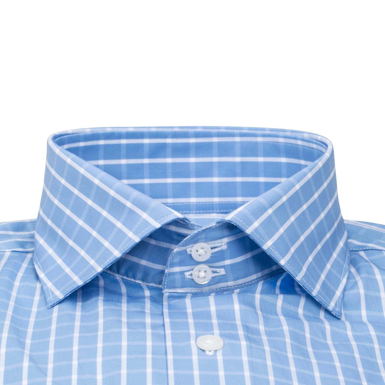 Sky Blu Windowpane Dress Shirt-3