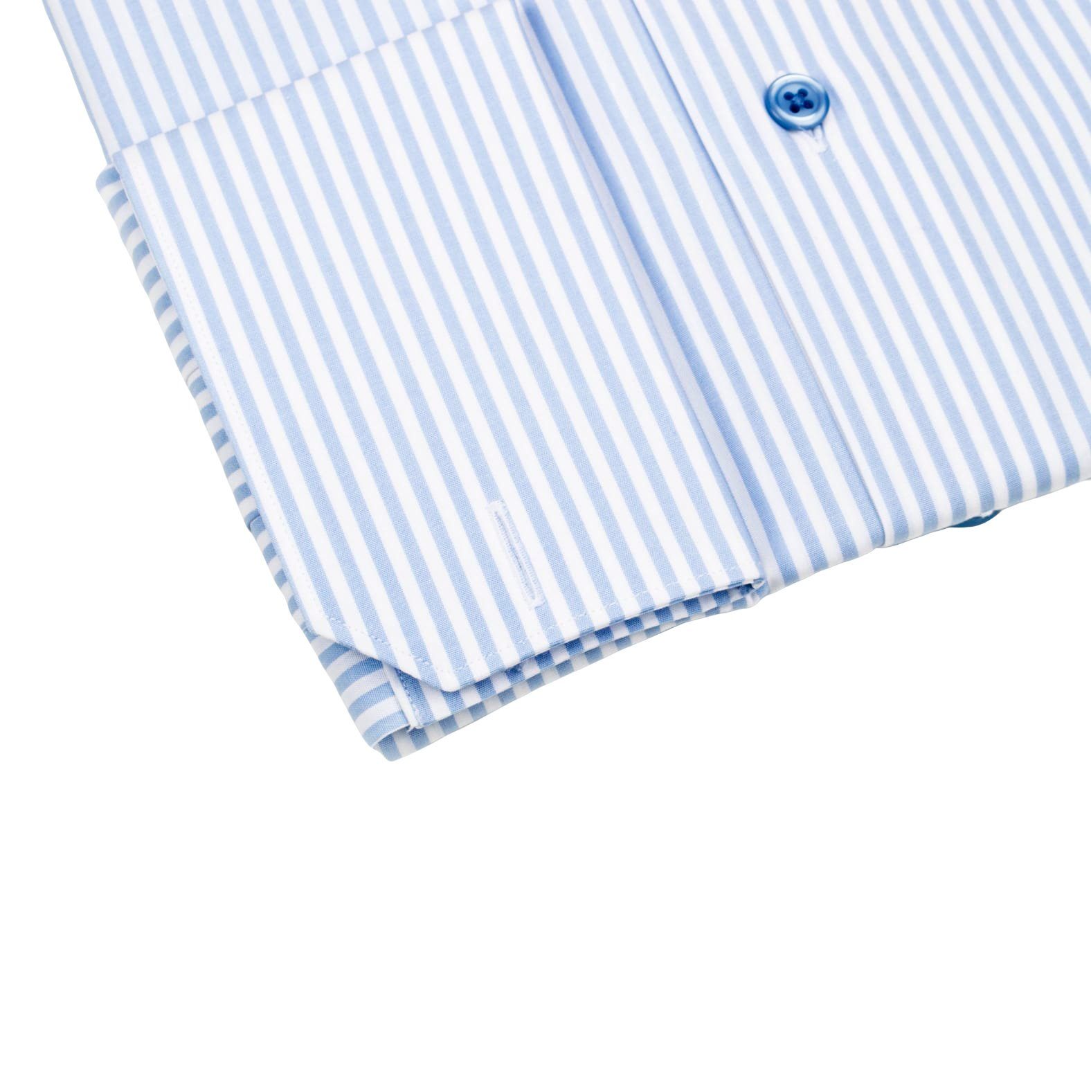 Sky Blue Awning Dress Shirt-5