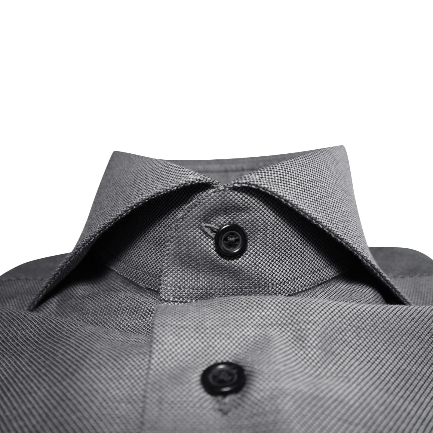 Black Birdseye Dress Shirt-5
