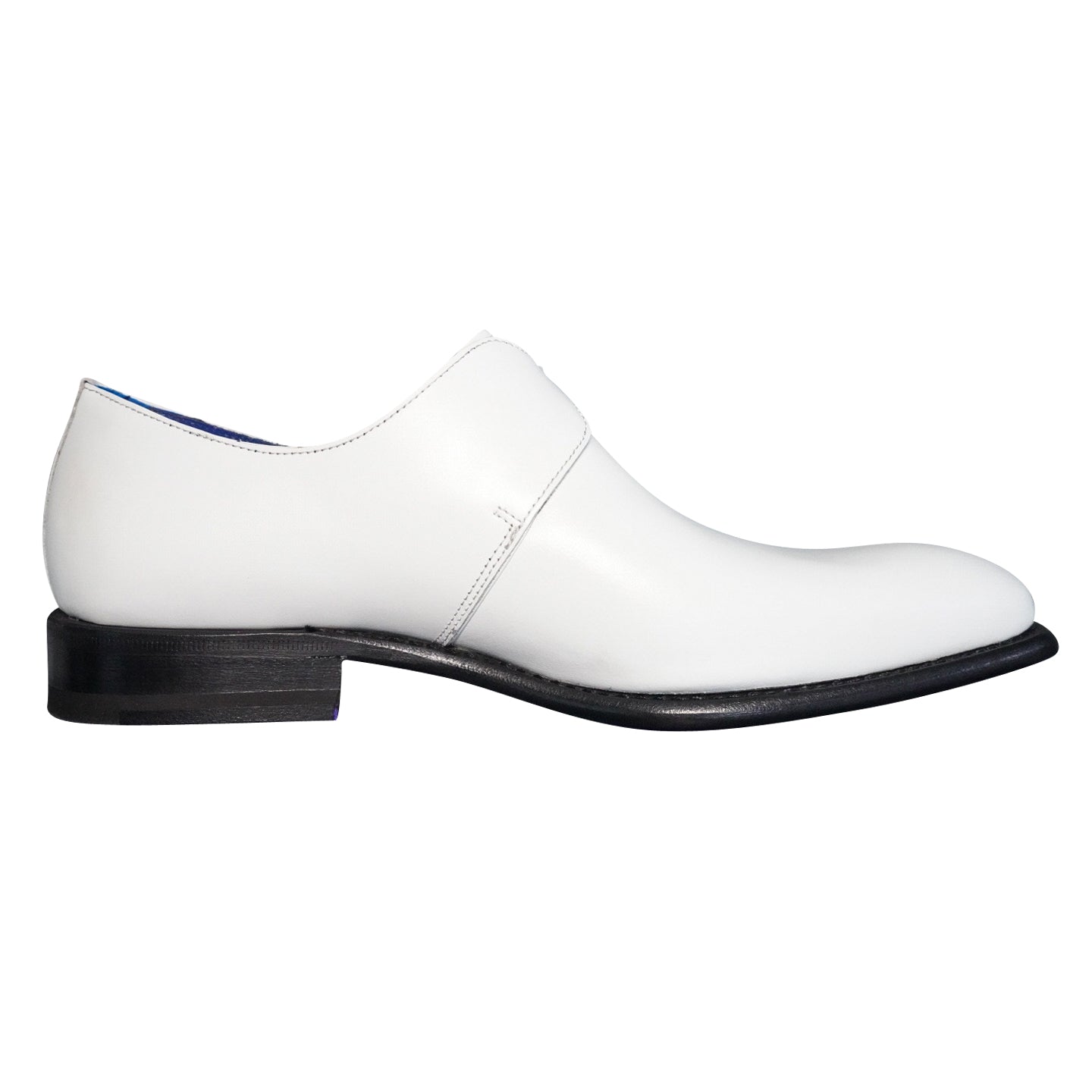 Bianco With Rose Gold Hardware Monk Strap @ The Vault-5