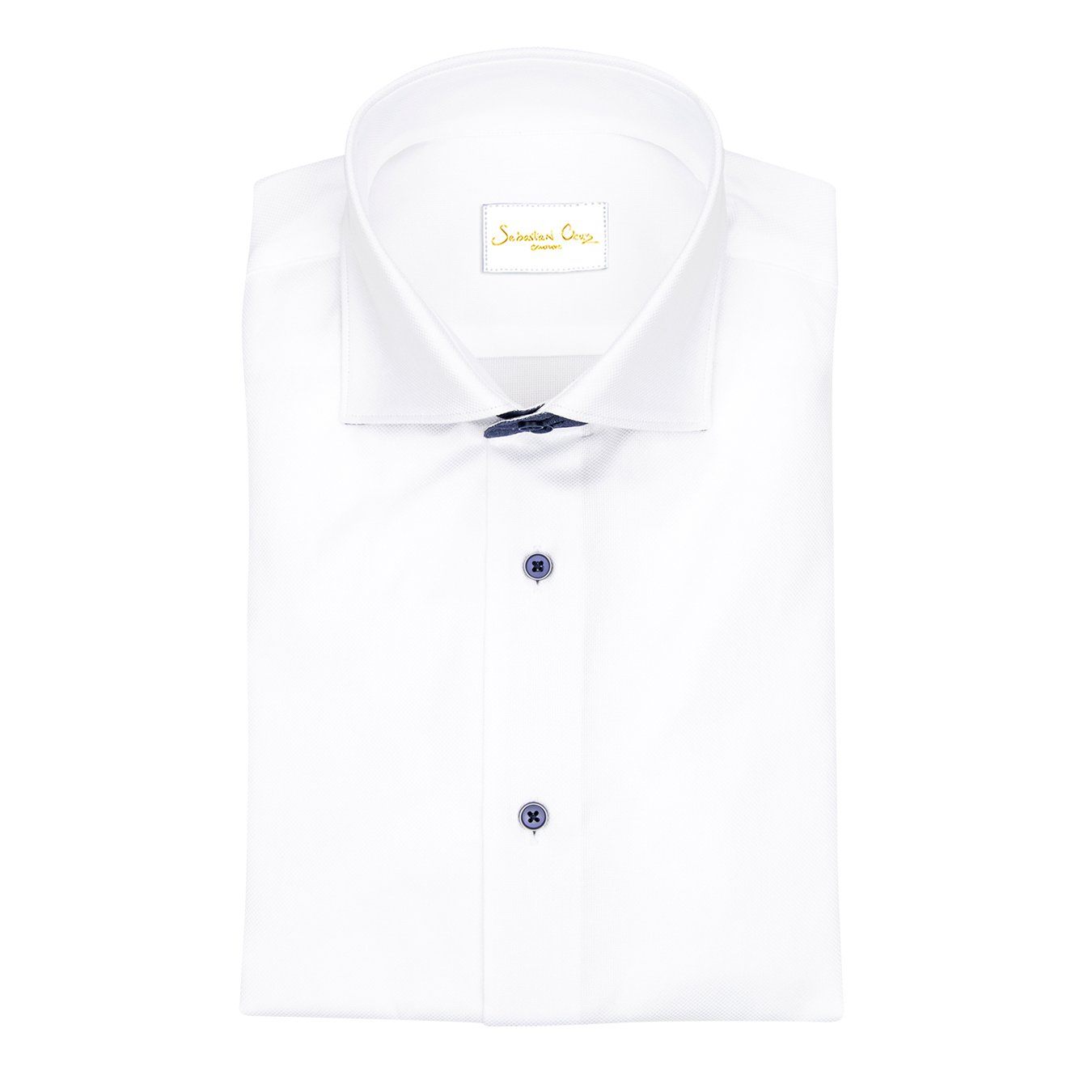 White Denim Weavetex Short Sleeve Shirt