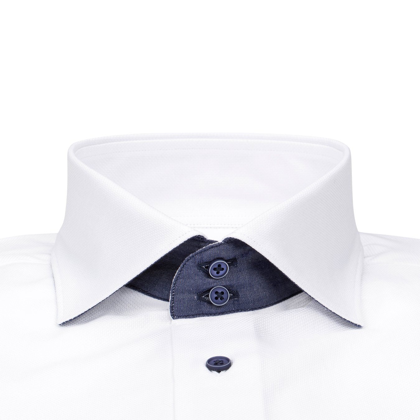 White Denim Weavetex Short Sleeve Shirt-3