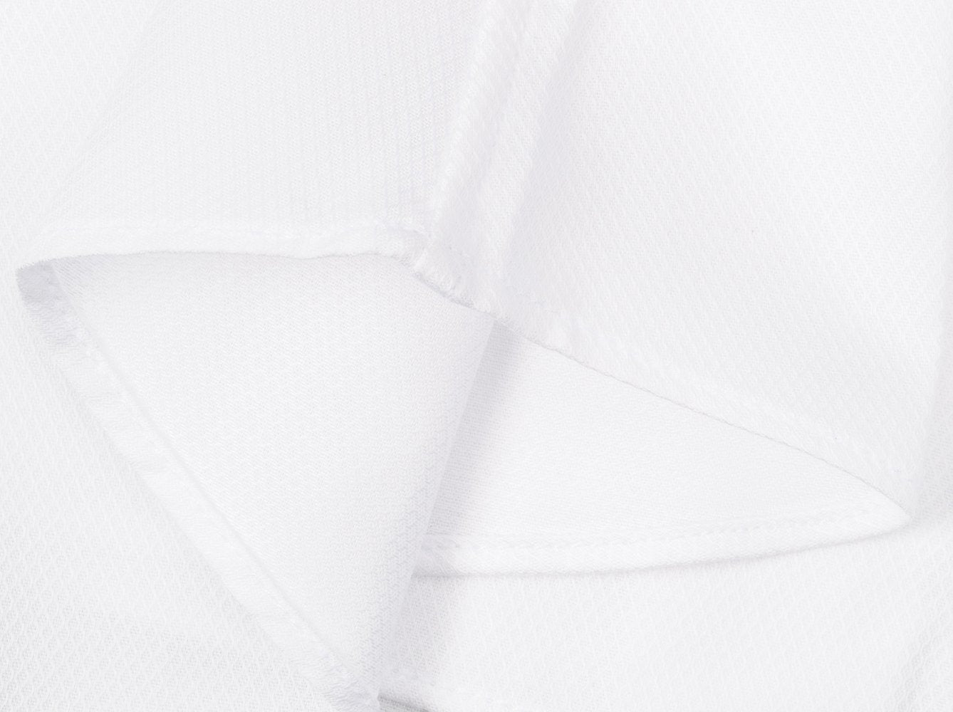 White Herringbone Jaquard Dress Shirt-6