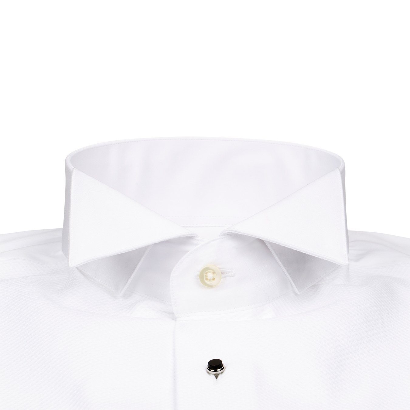 White Evento Tuxedo Shirt-3